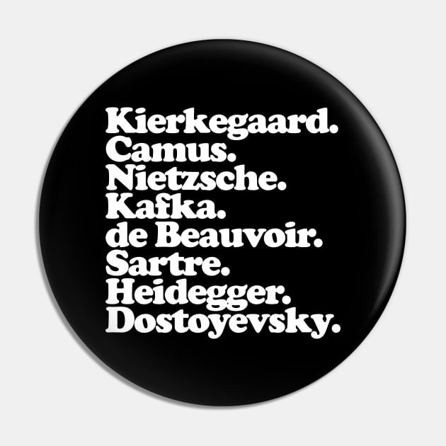 Kierkegaard. Camus. Nietzsche. Kafka. de Beauvoir. Sartre. Heidegger. Dostoyevsky. Pin by DankFutura