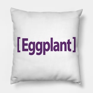 Eggplant Emoji Pillow