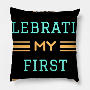 First Time Dad Gift Funny for Father's Day Pillow