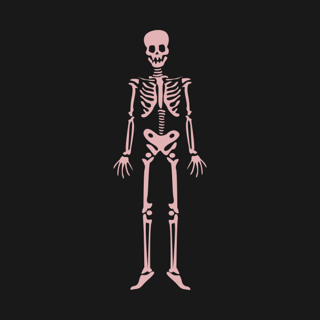 Pink Skeleton - Skeleton - T-Shirt | TeePublic