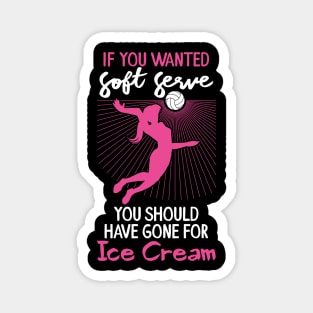 Volleyball T-Shirts and Gifts for Volleyball Playing Girls Magnet