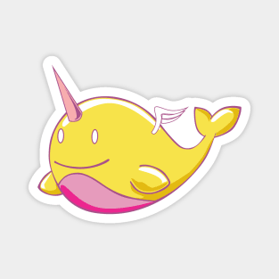 Adorablwhales - Narwhallace Magnet