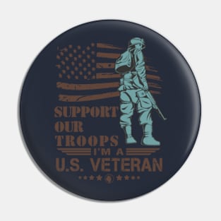 Support Our Troops Pin