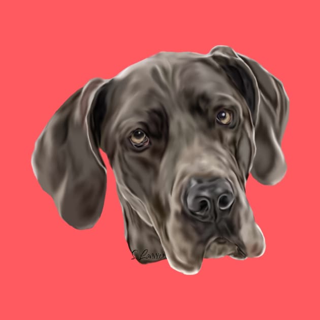 Blue Great Dane by painteddreamsdesigns