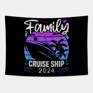 Family Cruise Ship 2024 - Cruise Adventure 2024, And Cruise Lovers Tapestry