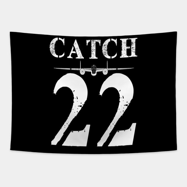 Catch 22 Plane Head On Tapestry by Bevatron