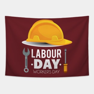 LABOUR DAY - WORKERS DAY Tapestry