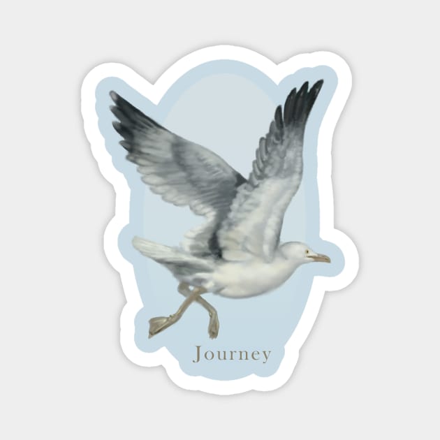 seagull Magnet by Nissaclily