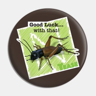 Good Luck Cricket Pin