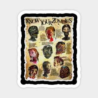 Know Your Zombies Magnet