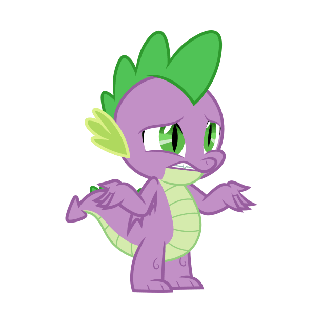 Spike shrugging by CloudyGlow