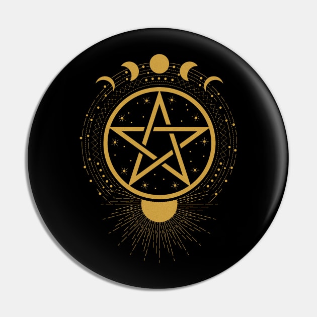 Pentacle | Pagan Symbol Pin by CelestialStudio