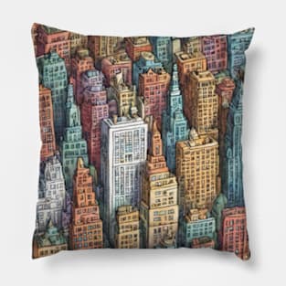 nyc jungle Pillow