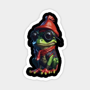 Punkrock Frog Magnet