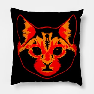 face cute cat Pillow