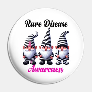 Rare Disease Day Awareness  Rare Disease Day 2024 Gnomes Pin