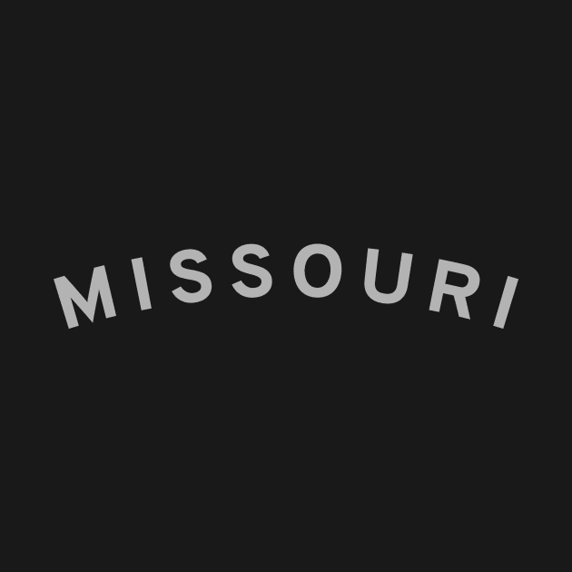 Missouri Typography by calebfaires