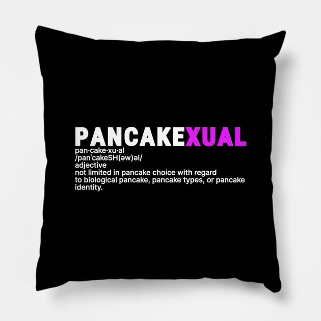 Pancakexual, pancake orientation. Pillow by A -not so store- Store