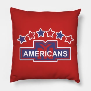 Defunct New York Americans Hockey Team Pillow