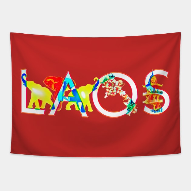 Laos Tapestry by Kitta’s Shop