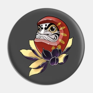 Daruma Doll Pin