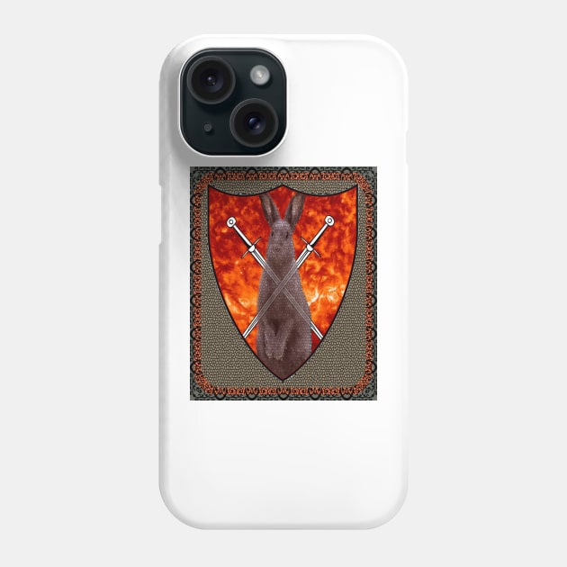 Flaming Bunny Phone Case by Loveday101