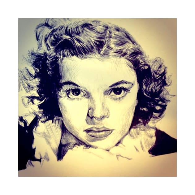 Judy Garland Portrait by billyhjackson86