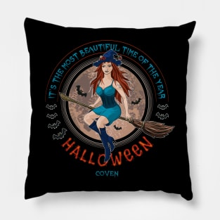 Halloween coven Pillow