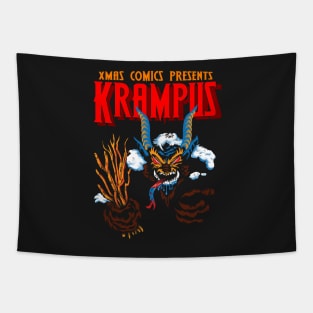 Krampus is coming to town Tapestry