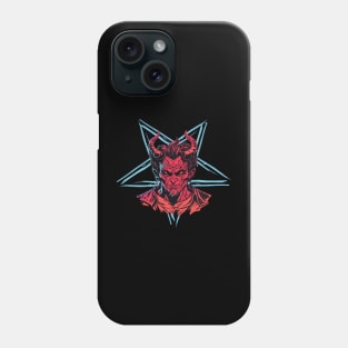 satan pentagram Phone Case