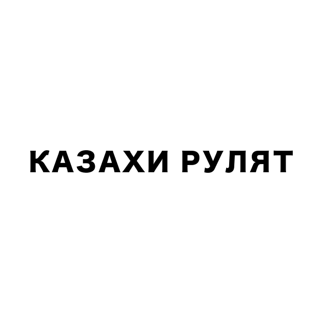 Kazakhs rule, Казахи рулят by ninella