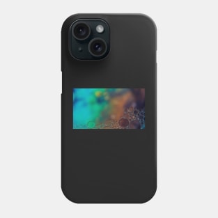 Colorful blurry background, ornament made of soft clear bubbles Phone Case