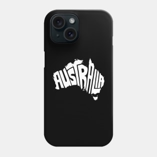 Australia white Phone Case