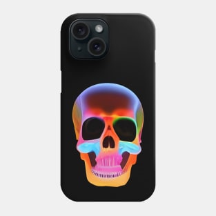 Neon Skeleton Gothic Rave Festival Outfit Phone Case