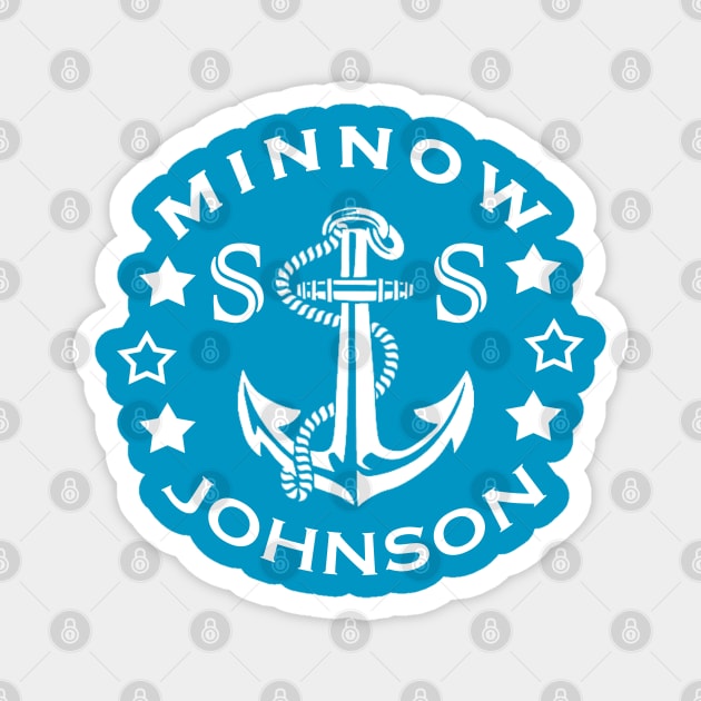 Rush Hour 2 - S.S. Minnow Johnson (white) Magnet by red-leaf