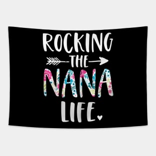 Womens Rocking the Nana Life T-Shirt Tapestry