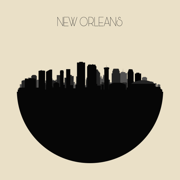 New Orleans Skyline by inspirowl