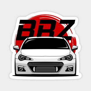 White BRZ JDM Magnet