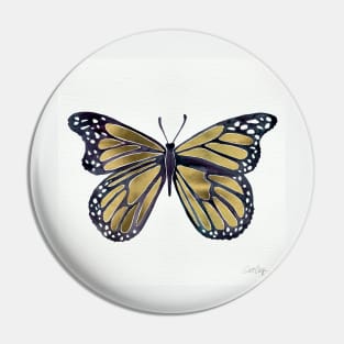 Gold Butterfly Pin