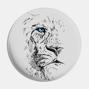 Lion Face Pin