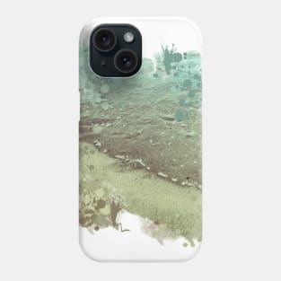 Rippled water and sand Phone Case