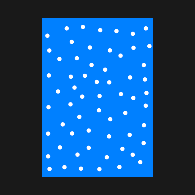 Polka Dots | Polka Dot Blue and White | Artistic Design by Gizi Zuckermann Art