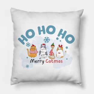 Merry Catmas Pillow