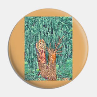 Grandmother & Granddaughter Willow Pin