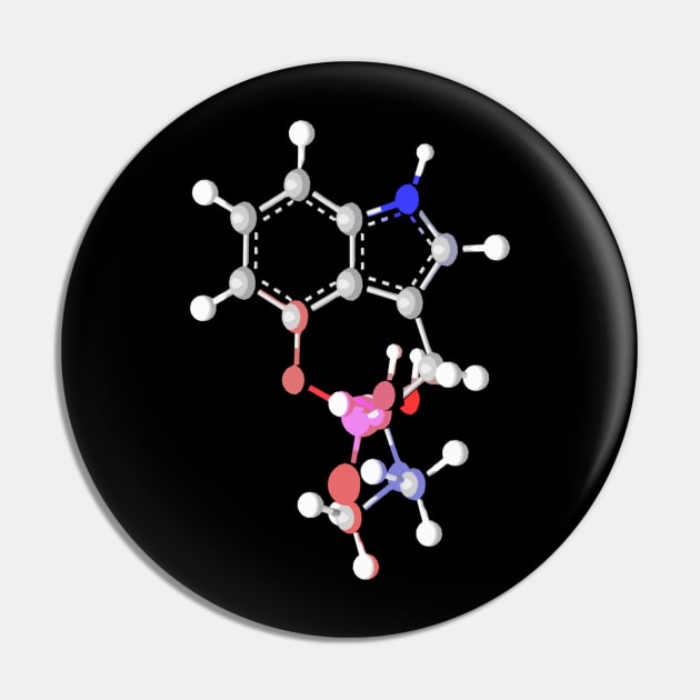 Psilocybin Molecule Pin by ChemECool