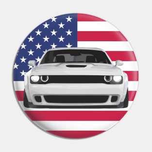 Dodge Challenger USA Pin