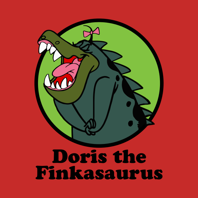 Doris the Finkasaurus by Fresh Fly Threads