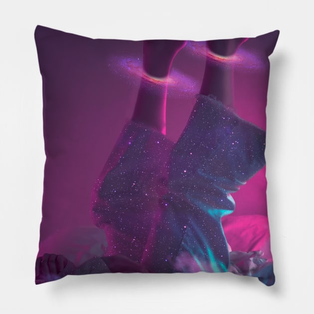 Falling in a Dream Pillow by lyla_ab