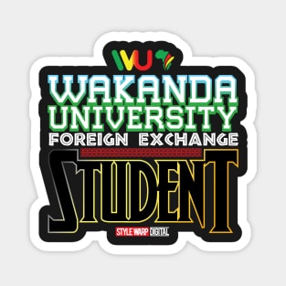 Wakanda University Foreign Exchange Student Magnet