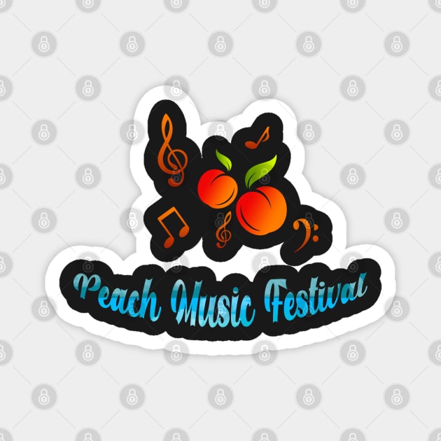 Peach Music Festival Magnet by smkworld